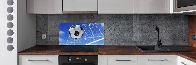 Spatplaat keuken De bal ligt in het doel.