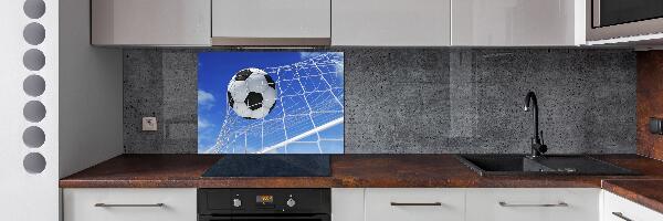 Spatplaat keuken De bal ligt in het doel.