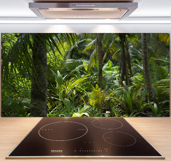 Panel do kuchni Tropikalny las