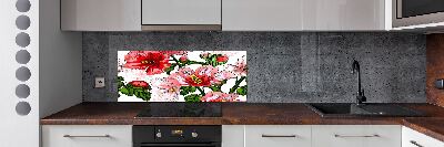 Keuken achterwand Hibiscus