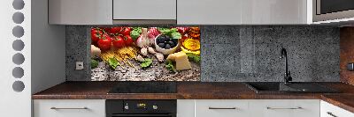 Panel do kuchni Włoskie jedzenie