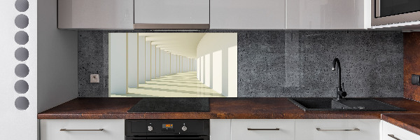 Glazen achterwand keuken Hal