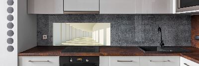 Glazen achterwand keuken Hal