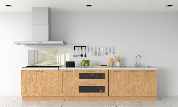 Glazen achterwand keuken Hal