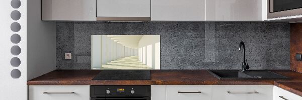 Glazen achterwand keuken Hal