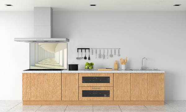 Glazen achterwand keuken Hal