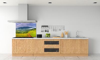 Achterwand keuken Groene heuvels