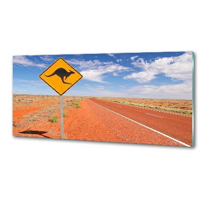 Spatscherm keuken Weg in Australië