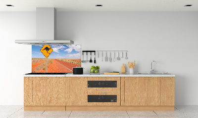 Spatscherm keuken Weg in Australië