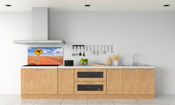 Spatscherm keuken Weg in Australië