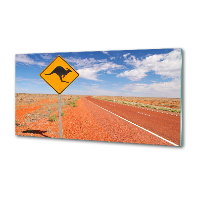 Spatscherm keuken Weg in Australië
