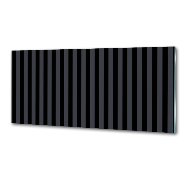 Panel do kuchni Czarno-szare paski