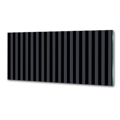 Panel do kuchni Czarno-szare paski