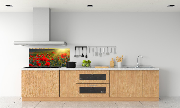 Spatplaat keuken Klaprozenveld