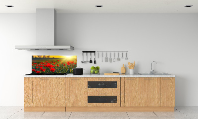 Spatplaat keuken Klaprozenveld