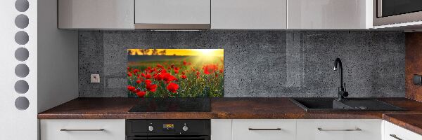 Spatplaat keuken Klaprozenveld