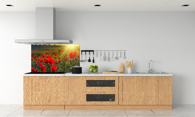 Spatplaat keuken Klaprozenveld