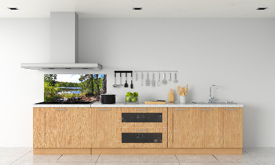 Keuken achterwand Bospanorama