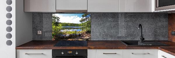 Keuken achterwand Bospanorama