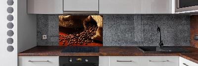 Keuken achterwand Koffiebonen