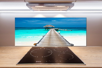 Panel do kuchni Drewniane molo