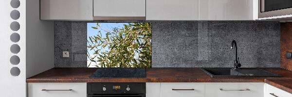 Spatscherm keuken Olijfboom