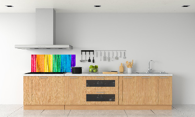 Spatplaat keuken Kleurrijke strepen