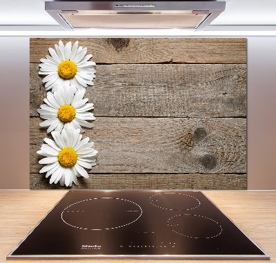 Panel do kuchni Stokrotki drewno