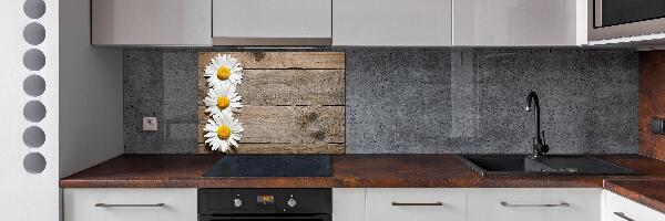 Spatplaat keuken Madeliefjeshout
