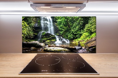Spatplaat keuken Waterval in het bos