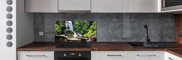 Spatplaat keuken Waterval in het bos