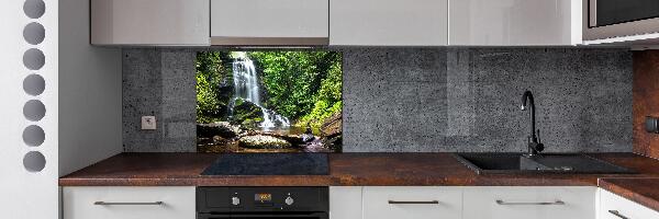 Spatplaat keuken Waterval in het bos