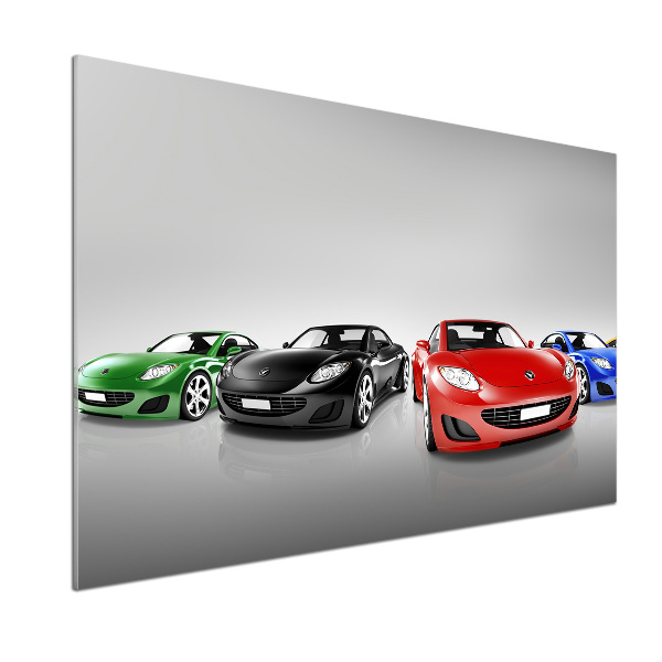 Keuken achterwand Kleurrijke auto's