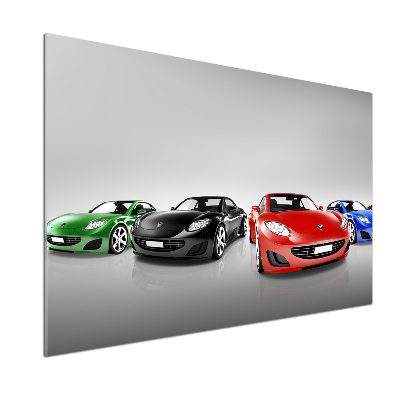 Keuken achterwand Kleurrijke auto's