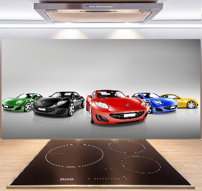 Keuken achterwand Kleurrijke auto's