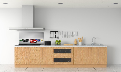 Keuken achterwand Kleurrijke auto's
