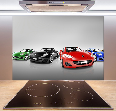 Keuken achterwand Kleurrijke auto's