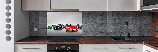 Keuken achterwand Kleurrijke auto's