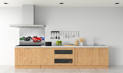 Keuken achterwand Kleurrijke auto's