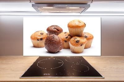 Glazen achterwand keuken Cupcakes