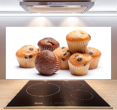 Glazen achterwand keuken Cupcakes