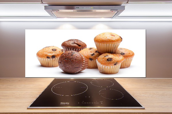 Glazen achterwand keuken Cupcakes