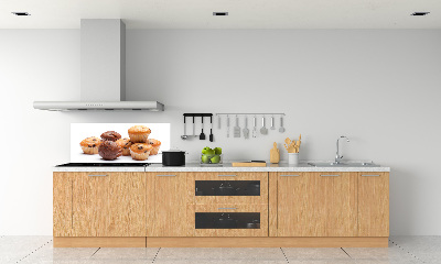 Glazen achterwand keuken Cupcakes