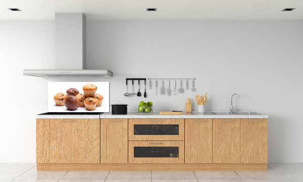 Glazen achterwand keuken Cupcakes