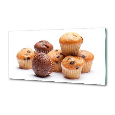 Glazen achterwand keuken Cupcakes