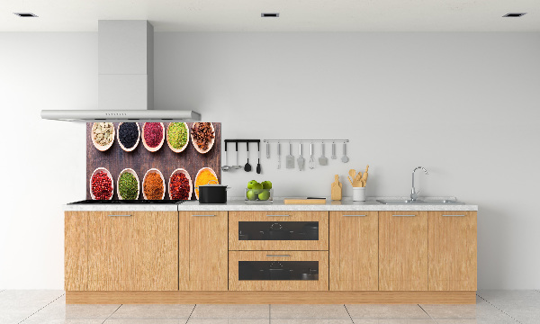 Achterwand keuken Kleurrijke kruiden