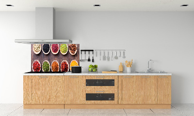 Achterwand keuken Kleurrijke kruiden