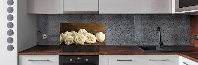 Keuken achterwand Witte rozen