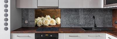 Keuken achterwand Witte rozen