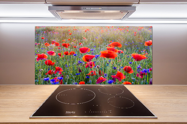 Achterwand keuken Wilde bloemen
